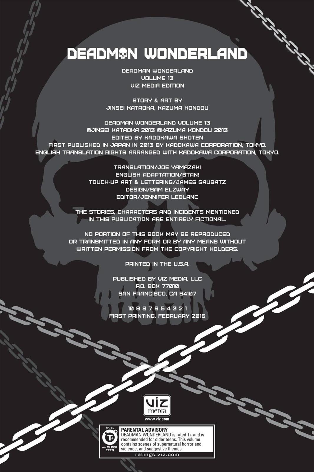 Read Deadman Wonderland Manga Online