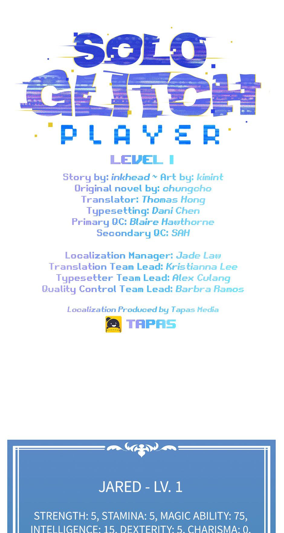 Read Solo Glitch Player En Manga Online